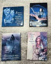 Vintage 1970’s Refrigerator Magnets Native American Inspirational Quote picture