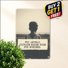 vintage inspirational quote tin metal signs home dcor picture