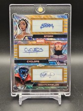 2026 Topps Chrome Marvel - Orange Triple Auto 20/25 picture