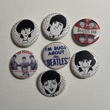 The Beatles Replica Button 7-Pack George Paul Ringo John Lennon picture