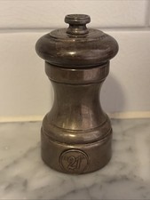 RARE Vintage 1950s Club 21 NYC / New York Sterling Silver Pepper Mill / Grinder picture