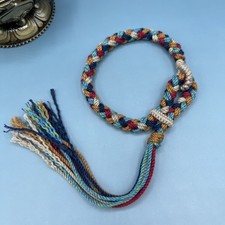 Tibetan Handmade Braided Bracelet Multicolor Cotton Adjustable Ethnic Style Gift picture