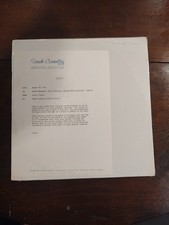 RARE Sealed Vintage, Sarah Coventry Training Record with Original Memo from 1974 picture