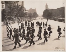 Shriners Parade Historic 1937 Drummers - Original Press Photo picture