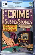 Crime Suspenstories #7 CGC FN 6.0 Cream To Off White EC 1951 picture