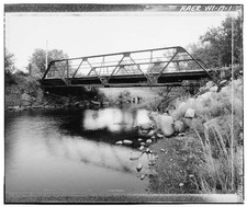 1. LONG VIEW FROM BELOW, LOOKING SOUTH - Range Line Road Bridge, Spanning West picture