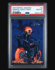 Rare 1994 Marvel Universe '94 Flair #30 Original Ghost Rider PSA 10 Johnny Blaze picture