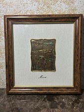 Vintage Creazioni Artistiche Wood Frame Miniature Artworks. Made in Italy Moroni picture