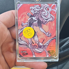 Fleer Ultra 1996 Superman Black Mercy Insert #87 Silver Banshee 5/9 Card picture