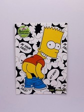 Bart Simpson Card 2000 INKWORKS SIMPSONS 10TH ANNIVERSARY #66 KISS MY... picture