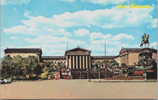 Philadelphia Museum of Art Building Monument George Washington Postcard c1960 PA picture