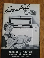 1940s General Electric GE Frozen Foods How To Prepare Package Freeze Booklet picture