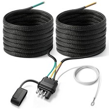 25 FT 4 Pin Trailer Wiring Harness,Waterproof Trailer Wiring Kit picture