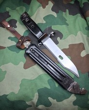 Yugoslavian Type IlI Bayonet & Scabbard - 1990s Balkan War Surplus 7.62x39 #2 picture