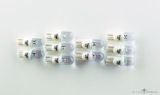 (10 Pack) - 6.3 Volt LED Bulb Clear 555 Wedge Base (T10) Pinball - WARM WHITE picture