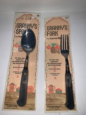 VTG Imperial Granny's Fork and Spoon New In Package picture