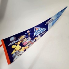 Vintage Disneyland Star Tours Pennant Featuring C-3PO & R2-D2 1986 Lucasfilm picture