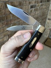2018 Great Eastern Cutlery 44 Gabon Ebony Buffalo Gunstock Jack Knife GEC picture