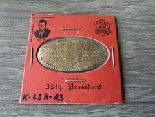 John F. Kennedy JFK 35th President In Memoriam “Ask Not What” Elongated Penny picture