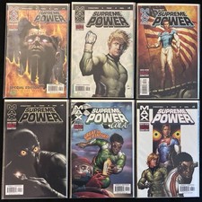 Supreme Power Comic Lot, Marvel Comics, J Michael Straczynski, Gary Frank picture