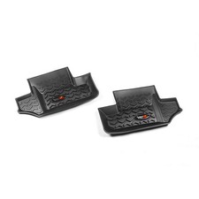2007-18 Jeep Wrangler JK 2nd Row Floor Liners Black Textured–Compatible picture