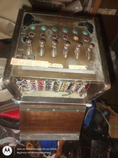 Vintage Wooden Western Electric Bell Six Line office Switchboard picture