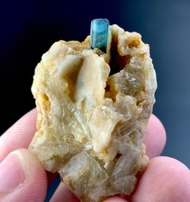 101 Carat Blue Tourmaline Crystal Specimen From Afghanistan picture