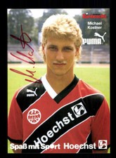 Michael Kostner autograph card Eintracht Frankfurt 1987-88 original signed picture