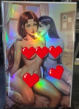 Duty Calls Girls #3 Raven and Starfire Naughty Foil Comics Brand New picture