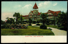 1905 UDB Arcadia Hotel Santa Monica California (demolished 1909) Postcard A1890 picture