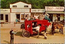 Wild West City Netcong New Jersey Stage Holdup Scene Continental Postcard C237 picture