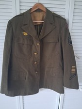 WWII USAAF 15th Air Force Staff Sgt Wool Uniform Coat 1942 H9384 42R picture