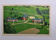 ABINGDON VA Linen Postcard 