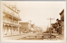 Merritt BC Quilchena Avenue 1924 RPPC Postcard H78 picture