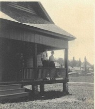 c1925 anniston AL photo @ Belle & Ramon Ross PORCH their Walnut St House Alabama picture