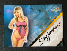2011 Benchwarmer SARA UNDERWOOD Limited Gold Foil Black Auto Playboy PMOY 🐇 G4 picture