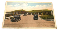 1920's DL&W DELAWARE LACKAWANNA AND WESTERN ORANGE NEW JERSEY STATION POST CARD picture