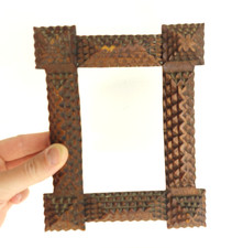 Antique Tramp Art Picture Frame picture