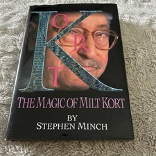 Kort The Magic of Milt Kort Stephen Minch 1st Edition HC Book Card Magic Vintage picture
