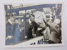 1942 antique WWII BOND DAY lynn ma GOV LEVERETT SALTONSTALL lucky ticket PHOTO picture