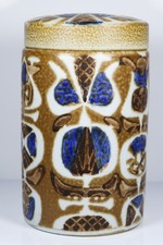 1969 Royal Copenhagen Nils Thorsson Baca Faience Lidded Jar/Humidor #3404  MINT picture