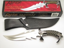 Vtg 1990s Gil Hibben United Cutlery UC750 Raptor Fantasy Fighter Fixed Knife picture