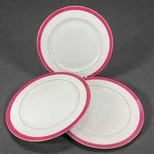 Stouffer Studio Limoges Haviland France Fine Porcelain Dish Plate 9.5inch Set 3 picture