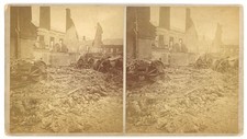 PENNSYLVANIA STEREOVIEW - Pittsburgh - Railroad War - Machine Shop - Albee c1877 picture