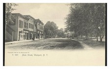 Westport New York Main Street Standard Postcard picture