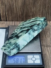 581g Authentic Jadeite Rough Burmese Natural Type A Burma Jade Specimen picture