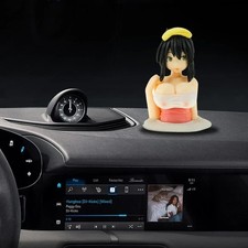Cute Kanako Anime Car Dashboard Figurine Shaking Girl Kawaii Cartoon Ornament De picture