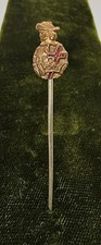 Antique Knights Templar Pilgrim Commadery No.9 Lowell MA 1915 Tie Stickpin picture