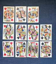 11 Thomas De La Rue Antique Playing Card Courts Kings Queens Jacks c1865 London picture