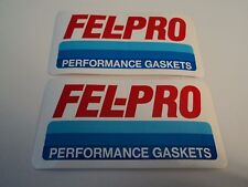 Lot of 2 FEL-PRO Performance Gaskets drag racing decals stickers med size NHRA picture